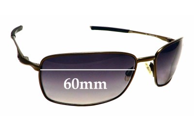 Oakley Square Wire OO6016 Replacement Lenses 60mm wide 