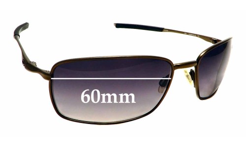 Sunglass Fix Replacement Lenses for Oakley Square Wire OO6016 - 60mm Wide 