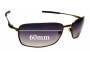 Sunglass Fix Lentes de Repuesto para Oakley Square Wire OO6016 - 60mm Wide 