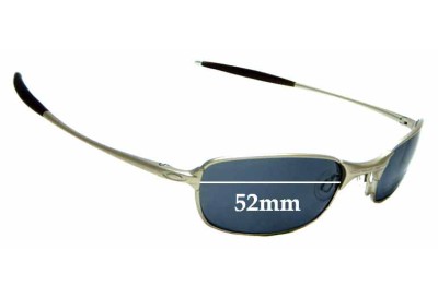 Oakley Square Wire 2.1 Rx able Replacement Lenses 52mm wide 