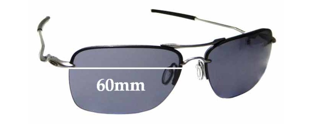 Sunglass Fix Replacement Lenses for Oakley Tailback OO4109 - 60mm Wide
