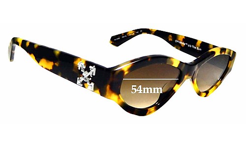 Sunglass Fix Replacement Lenses for Off White  HU4002 - 54mm Wide 