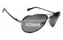 Sunglass Fix Replacement Lenses for Oliver Peoples OV1120ST Copter - 62mm Wide 