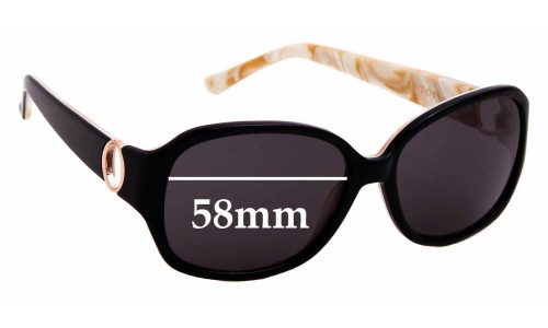 Sunglass Fix Replacement Lenses for Oroton  Dayna - 58mm Wide 