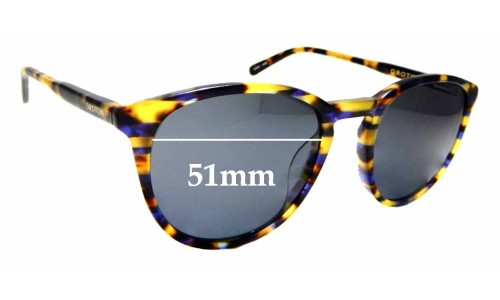 Sunglass Fix Replacement Lenses for Oroton  Kiko - 51mm Wide 