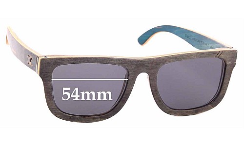 Sunglass Fix Replacement Lenses for Ozed OZ 5031 - 54mm Wide 