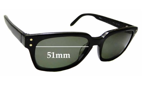 Sunglass Fix Lentes de Repuesto para Paul Frank Industries Lost In The Library Rx58 - 51mm Wide 