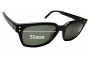 Sunglass Fix Lentes de Repuesto para Paul Frank Industries Lost In The Library Rx58 - 51mm Wide 