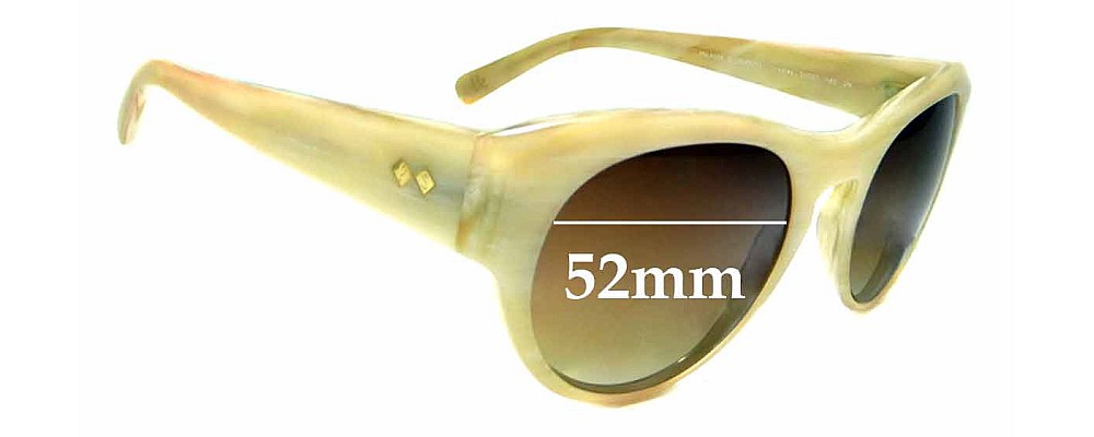Sunglass Fix Replacement Lenses for Paul Smith Develay PM8086-S - 52mm Wide