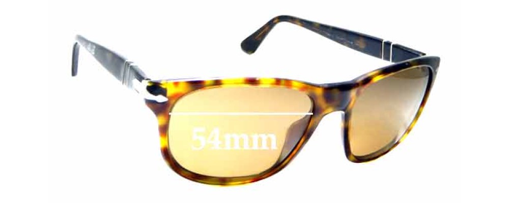 Sunglass Fix Replacement Lenses for Persol 2989-S - 54mm Wide