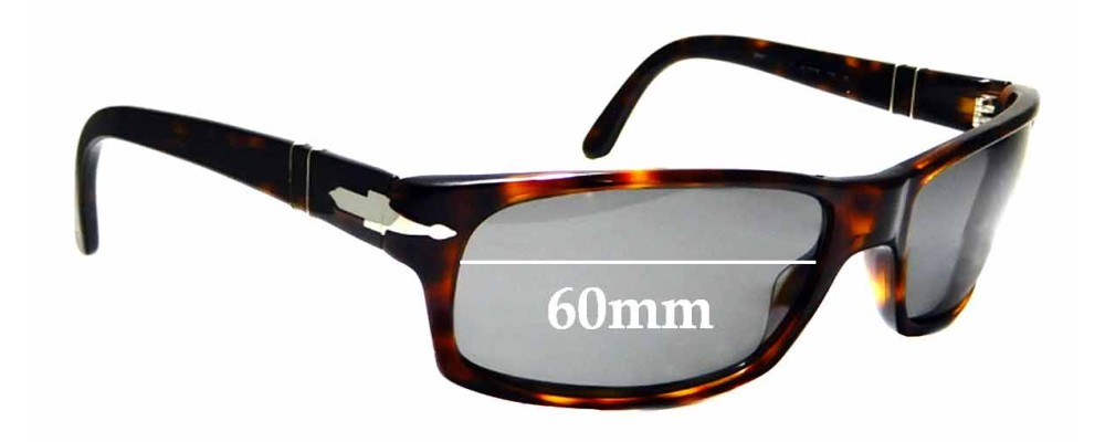 Sunglass Fix Replacement Lenses for Persol 2997-S - 60mm Wide