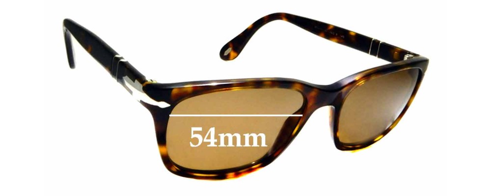 Sunglass Fix Replacement Lenses for Persol 3012-V - 54mm Wide