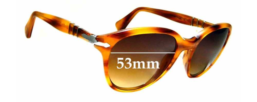 Sunglass Fix Replacement Lenses for Persol 3025-S - 53mm Wide