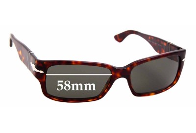 Sunglass Fix Replacement Lenses for Persol 3087-S - 58mm Wide 