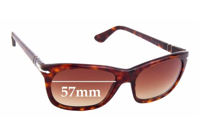 Sunglass Fix Replacement Lenses for Persol 3135/S - 57mm Wide 