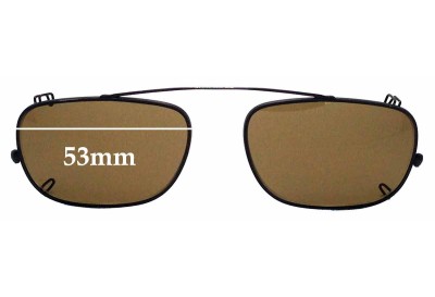Persol PO3031-C Clip On Replacement Lenses 53mm wide 