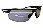 Sunglass Fix Replacement Lenses for Police 1593 - 73mm Wide 