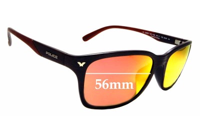 Police Game 9 SPL-114G Verres de Remplacement 56mm wide 