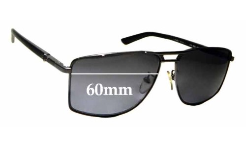 Sunglass Fix Replacement Lenses for Police S8848 - 60mm Wide 