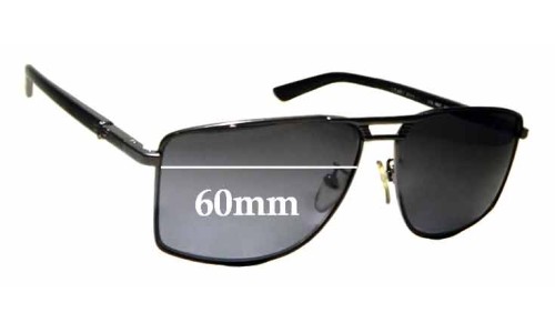 Sunglass Fix Verres de Remplacement pour Police S8848 - 60mm Wide 