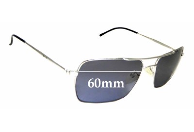 Police 8110 Verres de Remplacement 60mm wide 