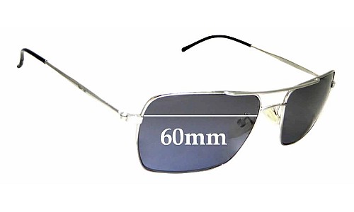 Sunglass Fix Replacement Lenses for Police 8110 - 60mm Wide 