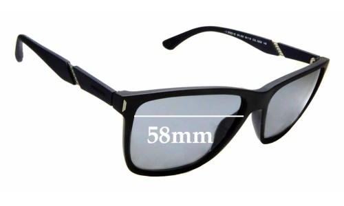Sunglass Fix Replacement Lenses for Police Speed 10 SPL-529 - 58mm Wide 