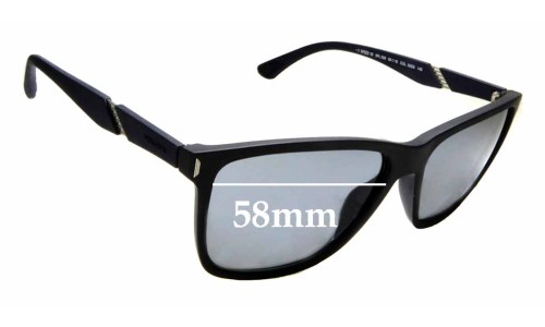 Sunglass Fix Verres de Remplacement pour Police Speed 10 SPL-529 - 58mm Wide 