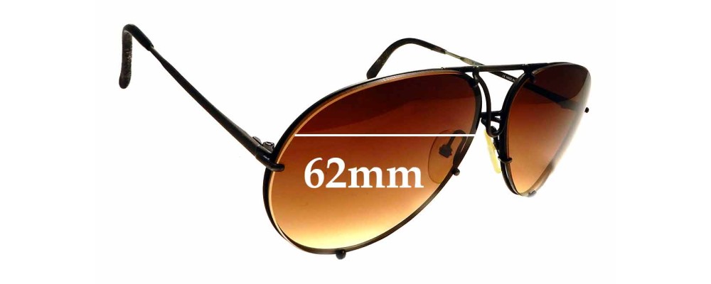 Carrera 5623A 62mm Replacement Lenses by Sunglass Fix™
