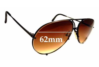 Carrera 5623A Replacement Lenses 62mm wide 