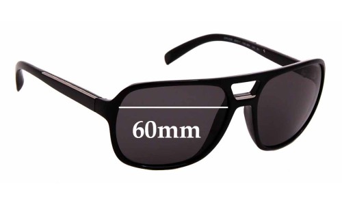 Sunglass Fix Replacement Lenses for Prada SPR25M & PR25MS - 60mm Wide Prada SPR25M & PR25MS Replacement Lenses 60mm wide