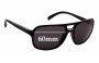 Sunglass Fix Replacement Lenses for Prada SPR25M & PR25MS - 60mm Wide 
