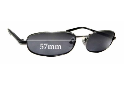 Sunglass Fix Replacement Lenses for Prada SPR 56E - 57mm wide 