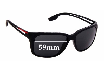 Prada SPS03T & PS03TS Replacement Lenses 59mm wide 