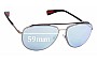 Sunglass Fix Replacement Lenses for Prada SPS55R & PS55RS - 59mm Wide 