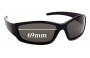 Sunglass Fix Replacement Lenses for Protector Whim Creek - 69mm Wide 