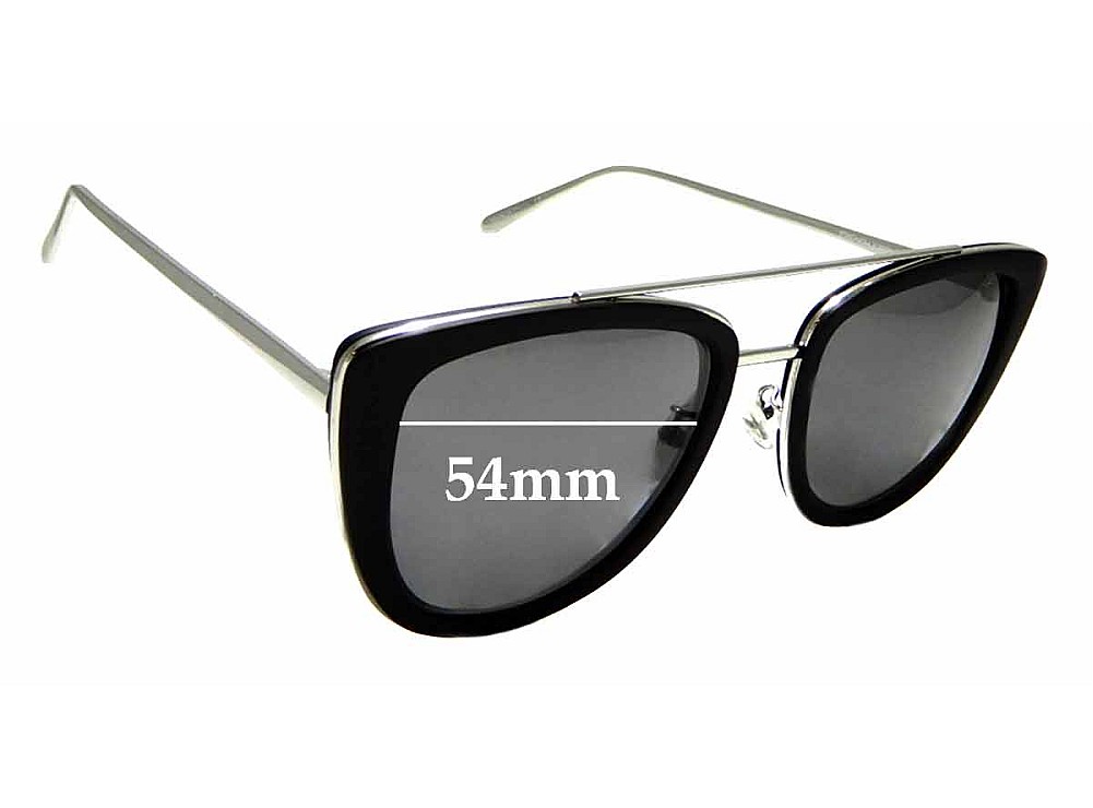 Sunglass Fix Lentes de Repuesto para Quay French Kiss - 54mm Wide Sunglass Fix Lentes de Repuesto para Quay French Kiss - 54mm Wide