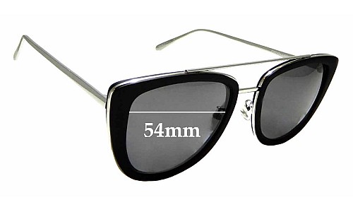 Sunglass Fix Lentes de Repuesto para Quay French Kiss - 54mm Wide Sunglass Fix Lentes de Repuesto para Quay French Kiss - 54mm Wide