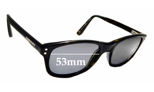Sunglass Fix Replacement Lenses for Quiksilver 45 - 53mm Wide 