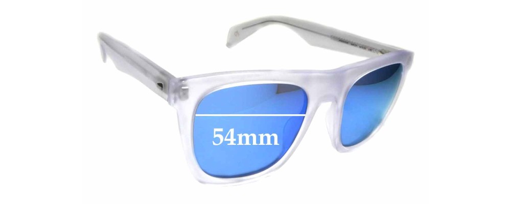 Sunglass Fix Replacement Lenses for Rag & Bone 5002/S - 54mm Wide