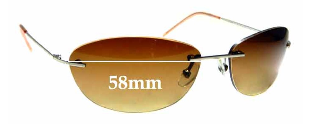 Sunglass Fix Replacement Lenses for Ralph Lauren 7501/S - 58mm Wide