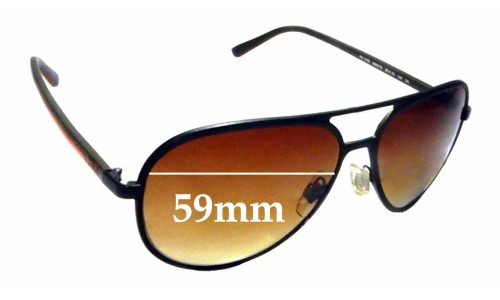 Sunglass Fix Replacement Lenses for Polo PH 3102 - 59mm Wide 