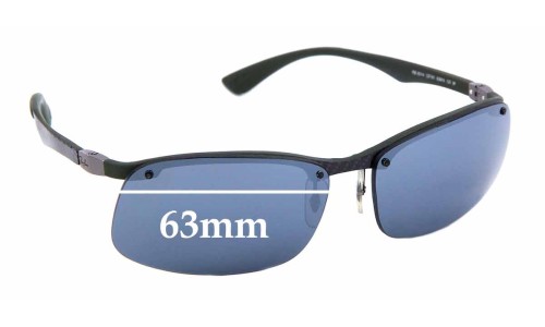 Sunglass Fix Replacement Lenses for Ray Ban RB8314 - 63mm Wide 