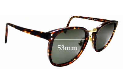 Ray Ban B&L Premier D W0861 Replacement Lenses 53mm wide 