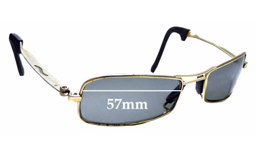 Sunglass Fix Replacement Lenses for Ray Ban B&L Orbs Axis Square - 56mm Wide 