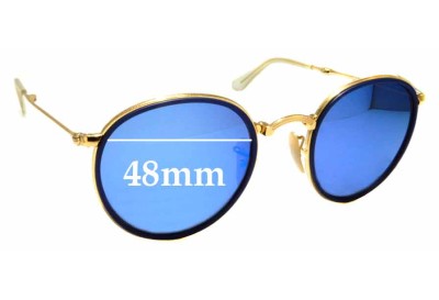 Ray-Ban RB3517 Round Folding Verres de Remplacement 48mm wide 