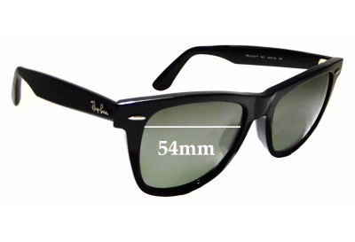 Ray Ban RB2140-F Wayfarer Replacement Lenses 54mm wide 