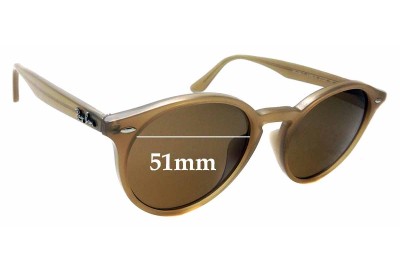 Ray Ban RB2180-F (Low Bridge Fit) Replacement Lenses 51mm wide 