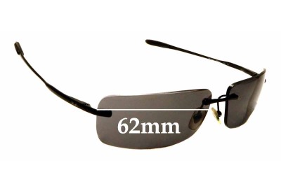 Ray Ban RB3344 Replacement Lenses 62mm wide 