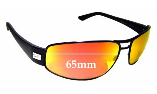 Sunglass Fix Replacement Lenses for Ray Ban RB3395 - 65mm Wide 